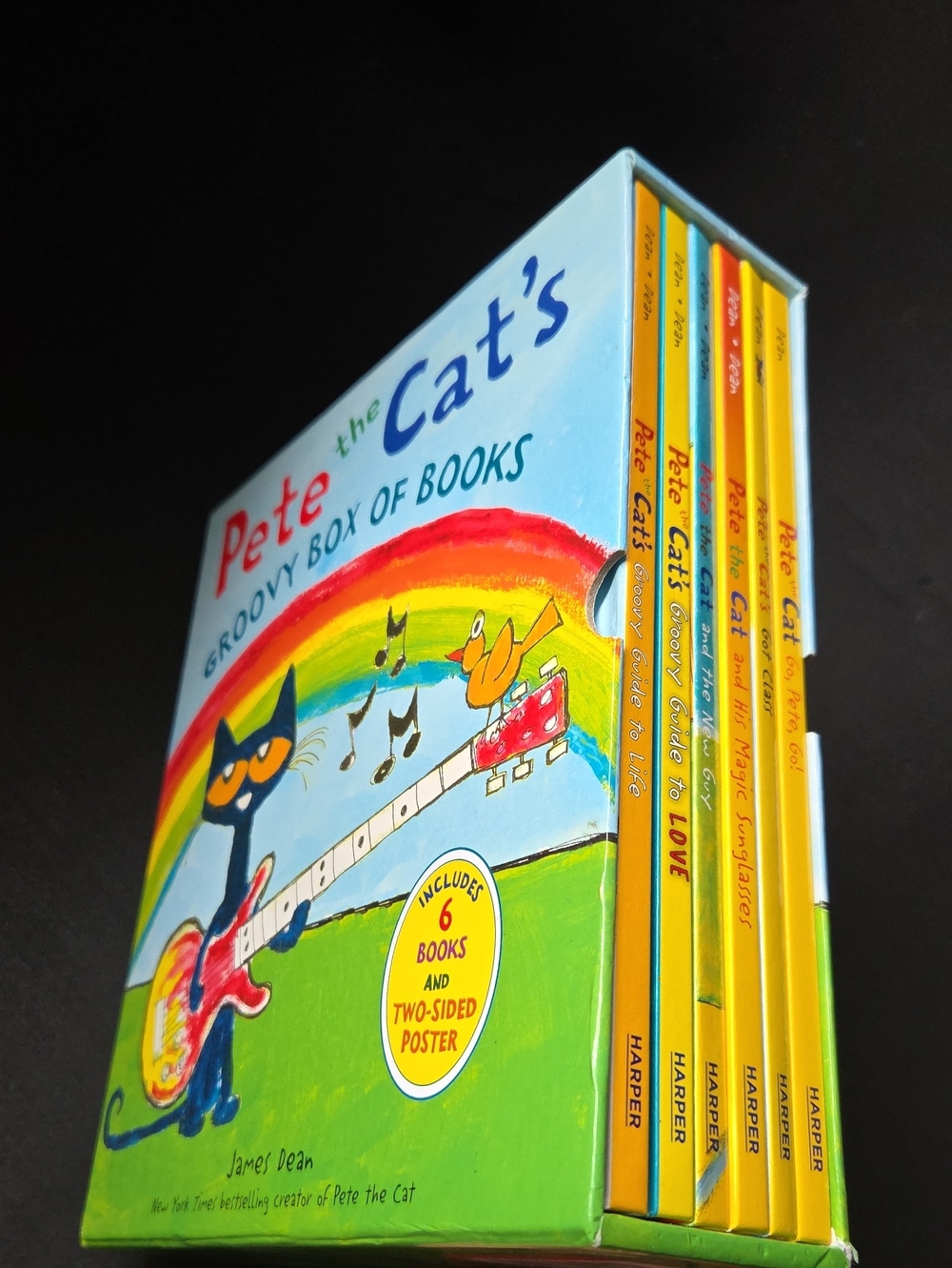 Harper Pete the Cat Groovy Box Set - Blue & Yellow